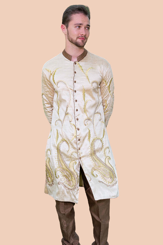 Timeless Beige Men’s Kurta Set Elegant Ethnic Wear for Every Occasion main image 0