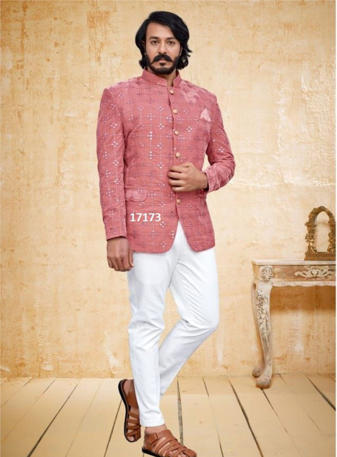 Men's Jodhpuri Velvet Coat With Pant