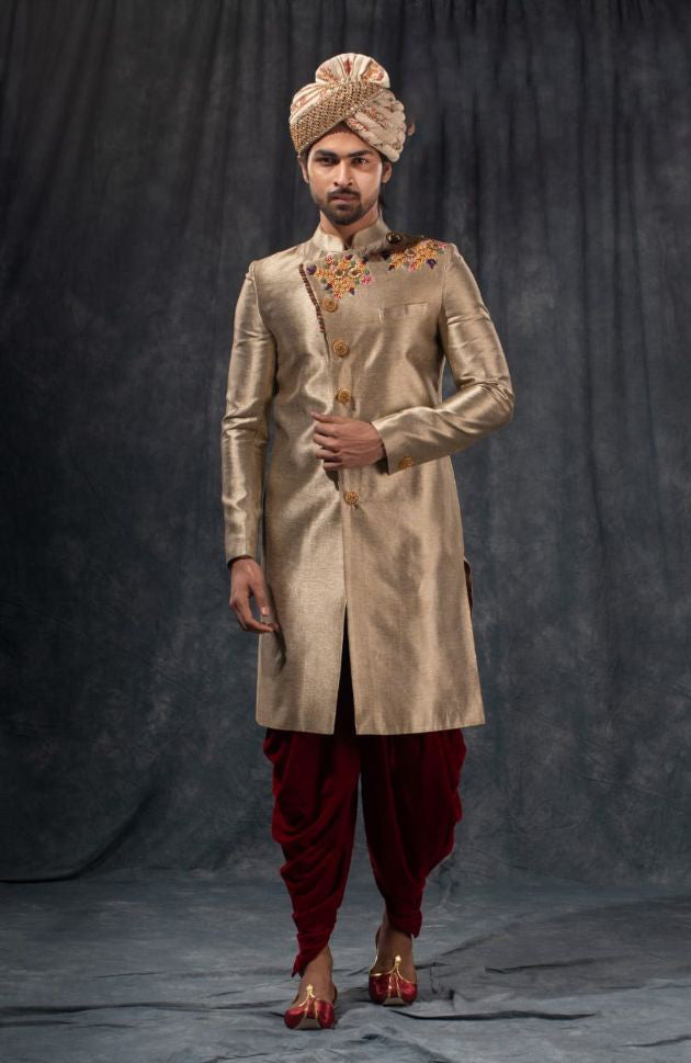 Sherwani for wedding hot sale on rent