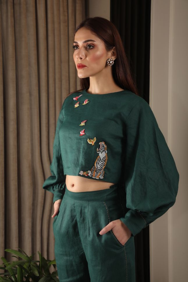 Emerald green Co-ord set