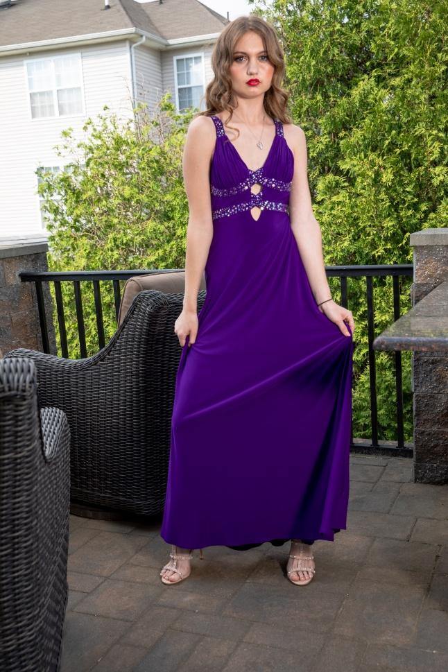Buy Purple Party Wear Prom Gown | Clearance sale S / Purple Buy Purple Party Wear Prom Gown | Clearance sale S / Purple