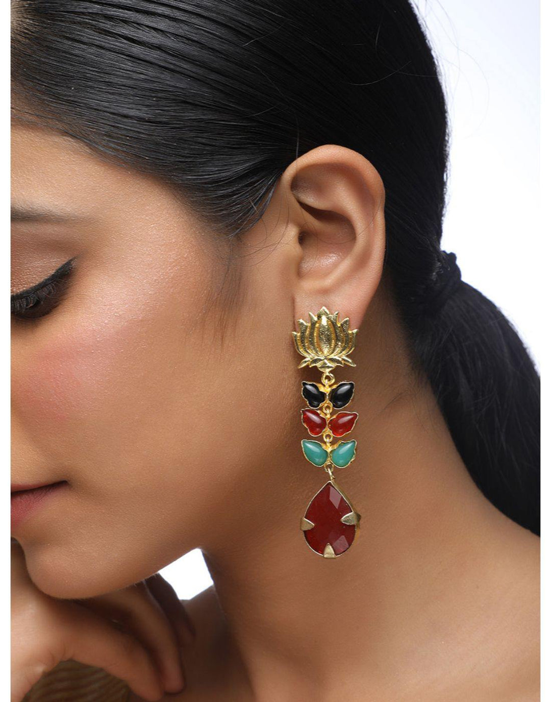 Lotus Earrings-Accessories-Glamourental