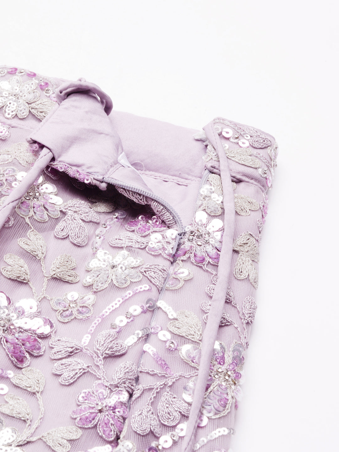 Lavender Blush-Colored Lehenga with Net Dupata : Timeless Elegance for Every Celebration