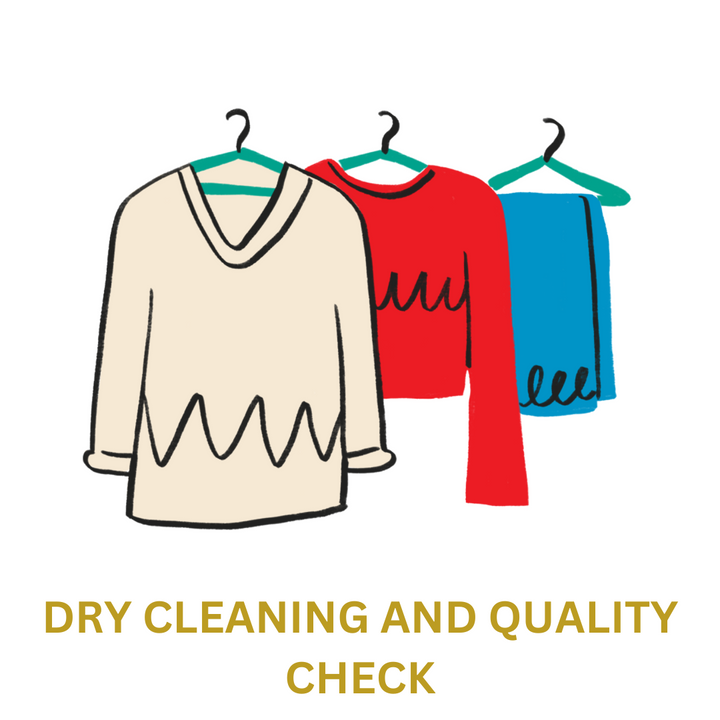 Dry Cleaning and Quality Check 