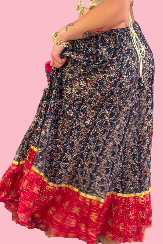 Navratri   Multi Color Traditional Chaniya Choli For - Rent