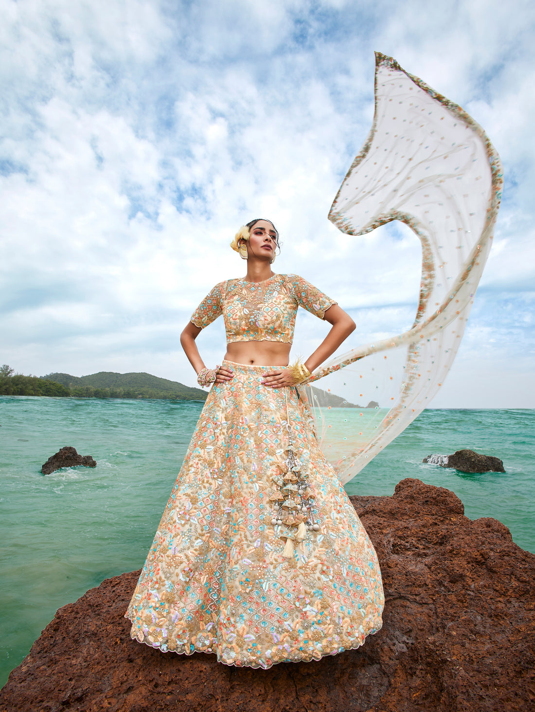 Cream Colored Lehenga: Timeless Elegance for Every Celebration - Rent