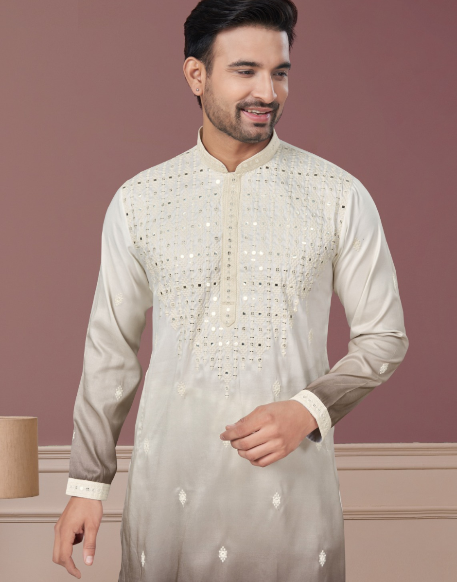 Classic & Trendy Dual Color Kurta Pajama Set for Men - Buy