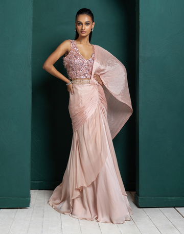 Blush Elegance Drape Set