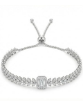 Celeste Emerald-Cut Halo Adjustable Bracelet - Buy_2