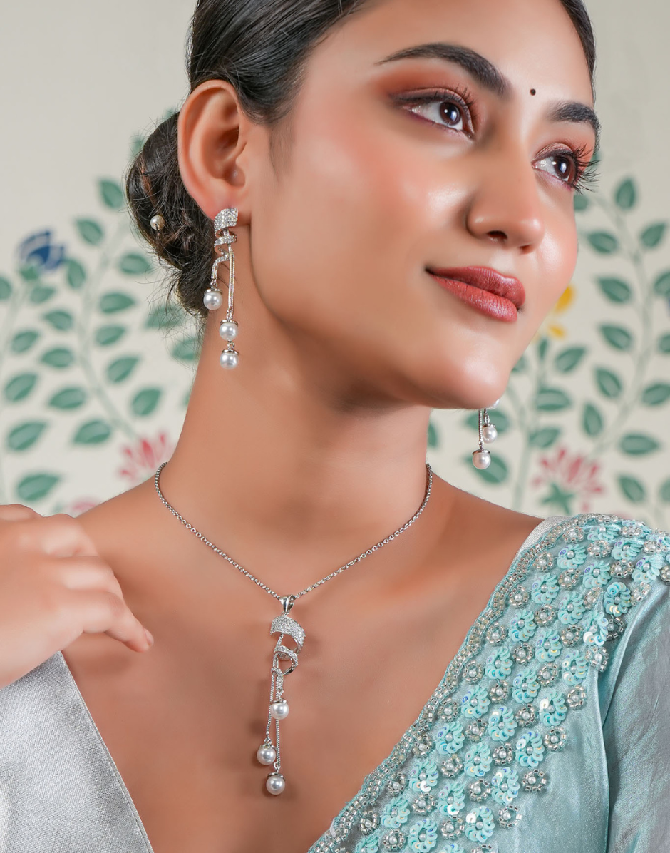 Chandrika Pearl Earrings - Buy_1