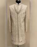 Classic Light Onion Embroidered Sherwani Set for Destination Weddings
