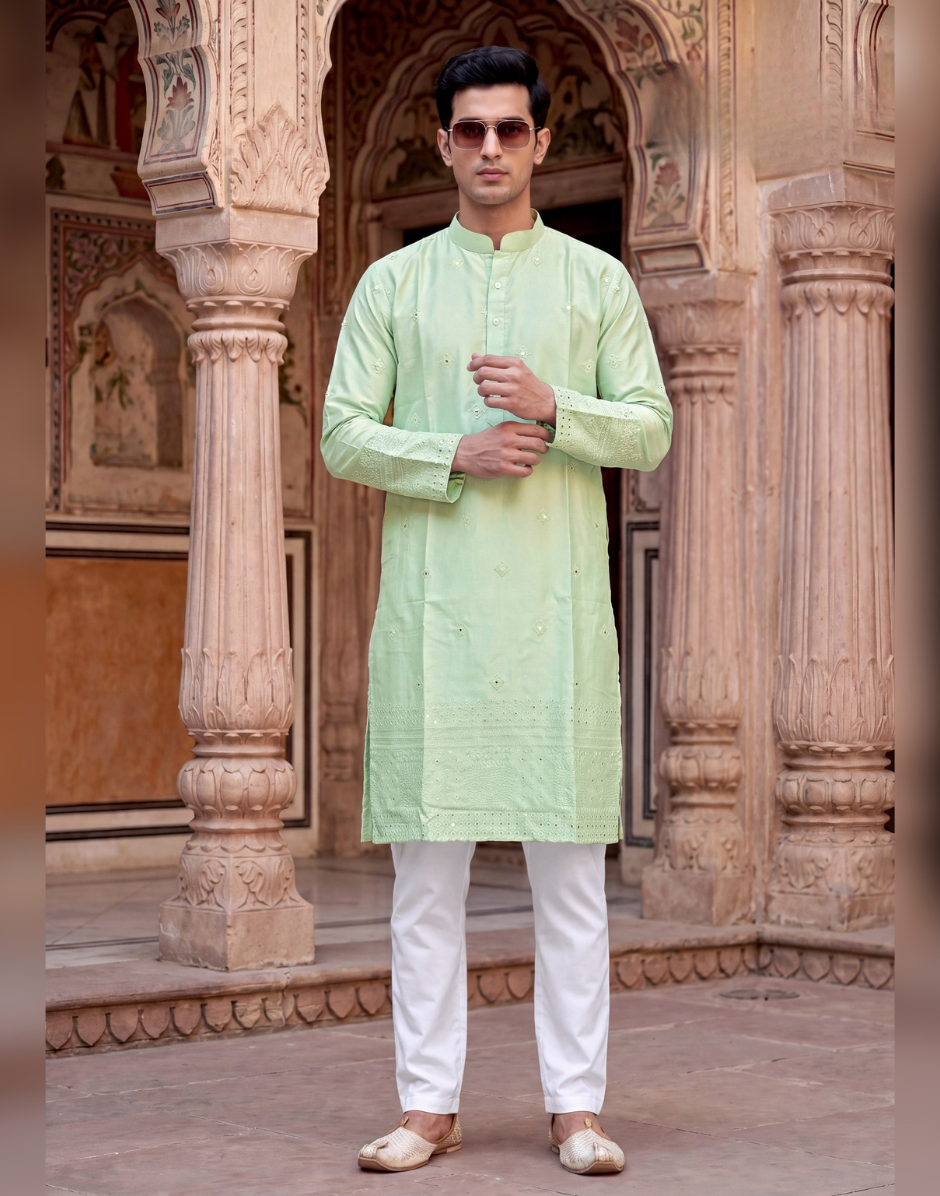Contemporary Ethnic Kurta Set for Men