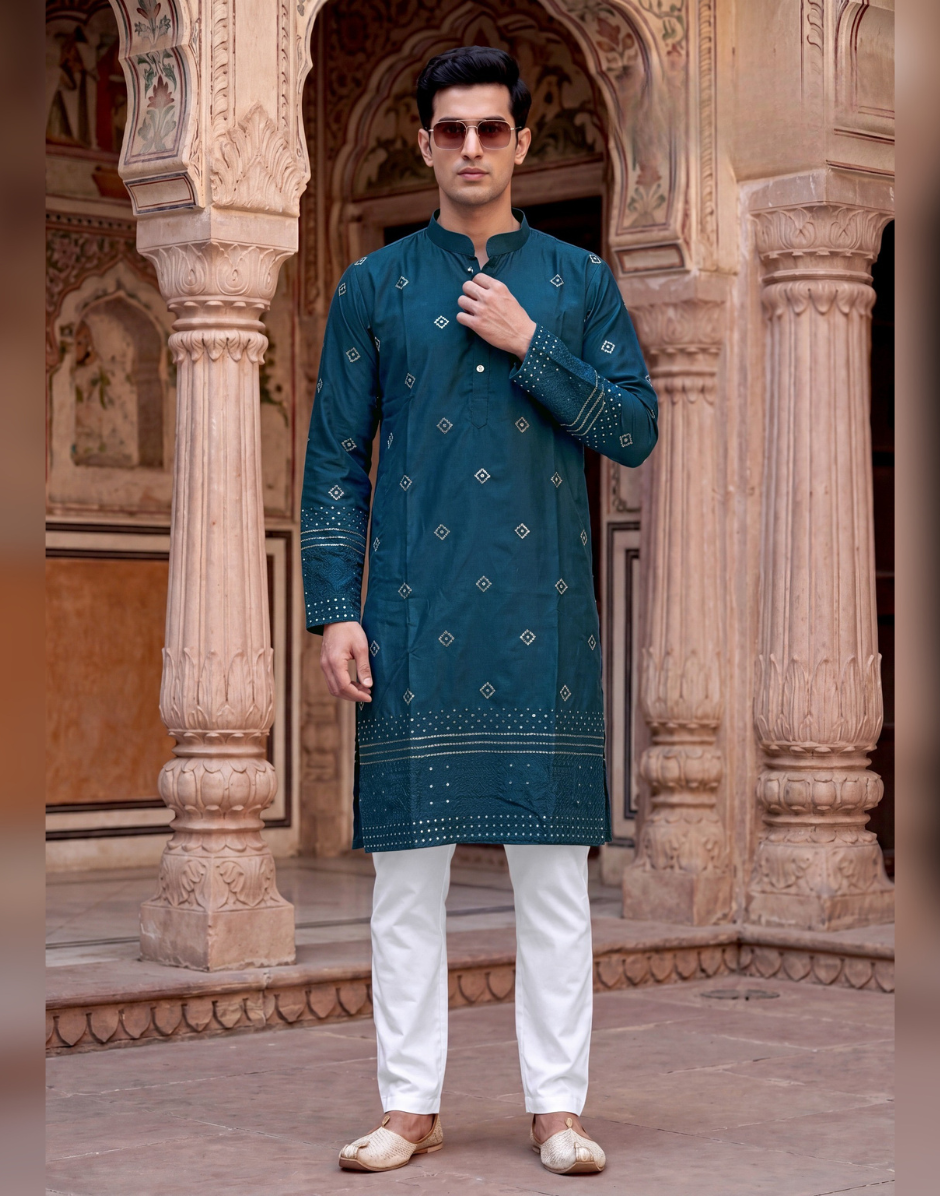 Contemporary Ethnic Kurta Set for Men_6