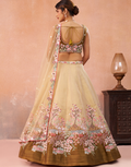 Dreamy Ombre Brown Net Sequins Lehenga Choli with Elegant Dupatta
_4