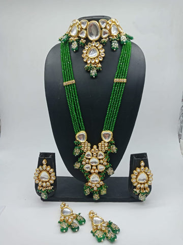 Elegant Emerald Necklace Set-Rent