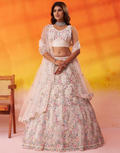 Elegant Net Fabric Sequins Embroidered Lehenga Choli Set with Dupatta - Buy_6