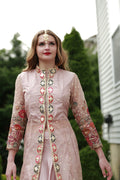 Elegant Pink Anarkali With Stunning Jacket - Rent_3