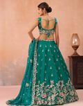Ethereal Tissue Lehenga with Sparkling Sequins & Zari Embroidery and Flowing Dupatta_1