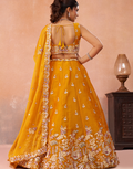 Ethereal Tissue Lehenga with Sparkling Sequins & Zari Embroidery and Flowing Dupatta_5