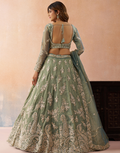 Festive Tissue Embroidered Lehenga Choli Set with Beads & Sequins_6