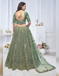 Graceful Embroidered and Embellished Bridal Lehengas_3