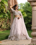 Graceful Light Pink Embellished Lehenga Set Embroidered Blouse & Dupatta_2