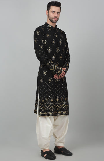 Sitaara Jahan Embroidered Kurta Patiala Set - Rent