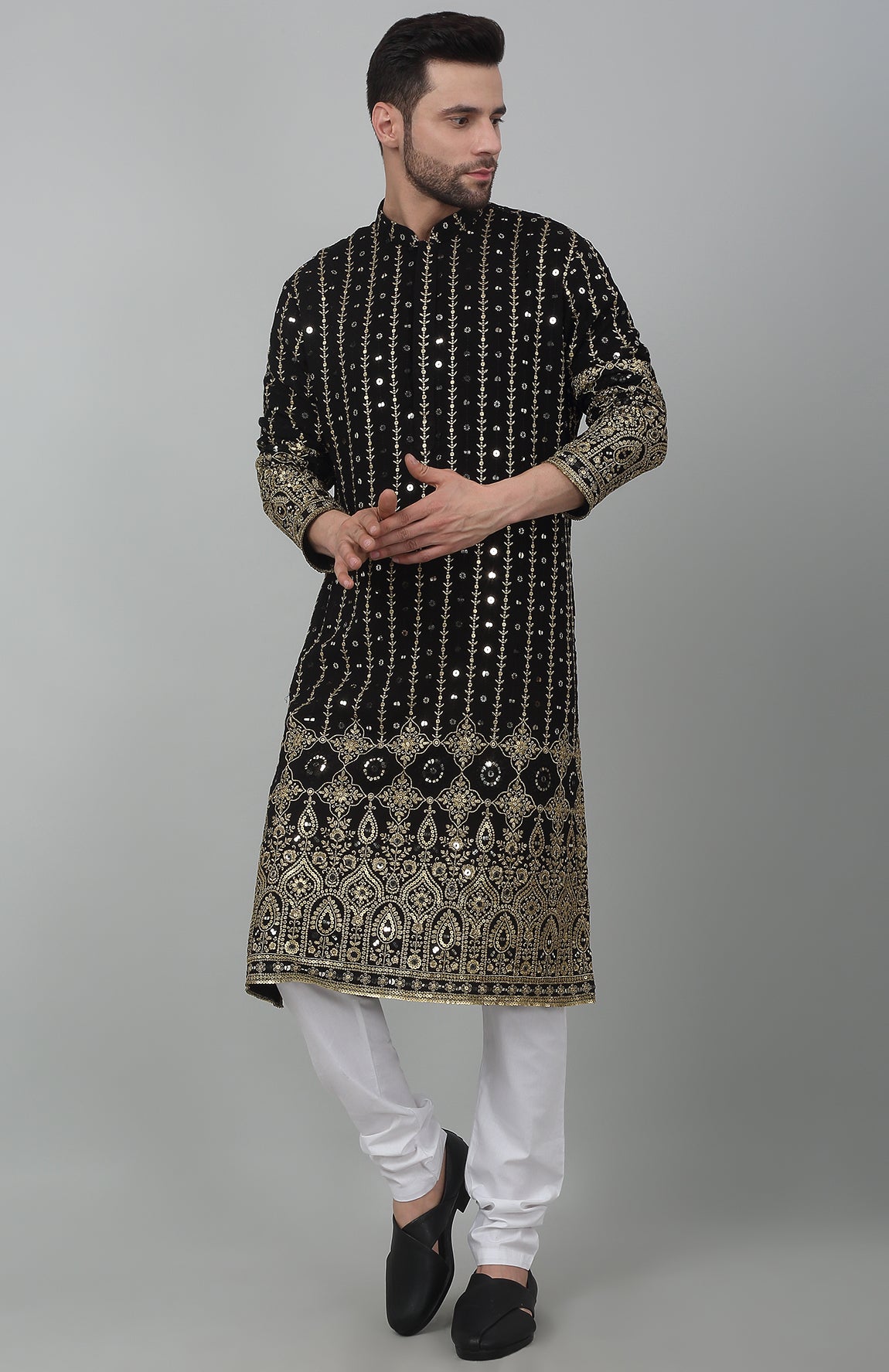 Jahanuma Embroidered  Kurta Set - Rent_9