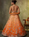 Modern Tissue Fabric Lehenga with Luxe Sequin Embroidery & Dupatta - Buy_3