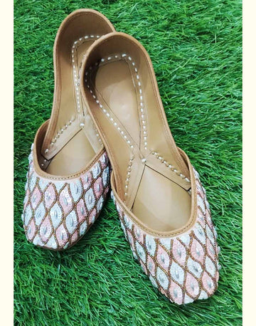 Multicolored Embellished Juttis