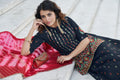 Navy Blue Faux Chiffon Trendy Lehenga Choli - Clearance_1