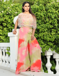 Pink Embroidered Kurta Palazzo Set Stylish Ethnic Ensemble