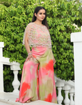 Pink Embroidered Kurta Palazzo Set Stylish Ethnic Ensemble_1