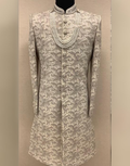 Pista Embroidered Sherwani Set for Groom, Wedding & Festive Wear