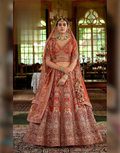 Premium Art Silk Embroidered Lehenga Choli with Embellishments and Net Dupatta Wedding & Party Look - Buy_1