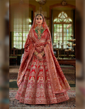 Premium Art Silk Embroidered Lehenga Choli with Embellishments and Net Dupatta Wedding & Party Look - Buy_2