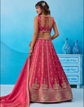 Premium Tissue Beads & Sequins Work Lehenga Choli Set with Designer Dupatta_5