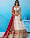 Regal Chinnon Silk Lehenga with Sparkling Sequins & Traditional Zari Work_17