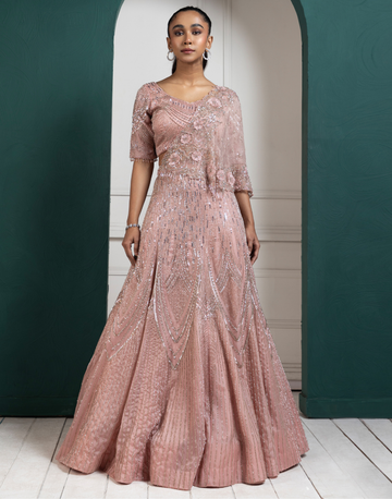 Rose Sparkle Lehenga Set