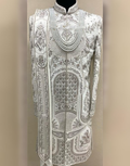 Classic Cream Sherwani Set Featuring Premium Embroidery & Embellished Finish