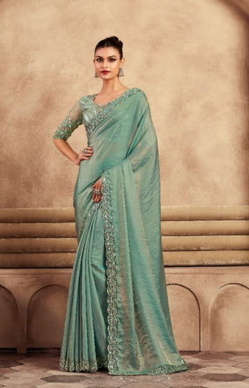 Sarvaratna Green Saree