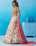 Shimmering Tissue Sequins Embroidered Lehenga Set Perfect for Party & Wedding Wear_3