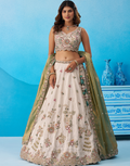 Shimmering Tissue Sequins Embroidered Lehenga Set Perfect for Party & Wedding Wear_4