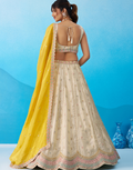Sparkling Tissue Sequins Embroidered Lehenga Set Perfect for Weddings & Celebrations_1