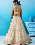 Sparkling Tissue Sequins Embroidered Lehenga Set Perfect for Weddings & Celebrations_4