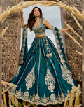 Stunning Paisley Work Lehenga with Embroidered Blouse & Dupatta Timeless Bridal Look
_2