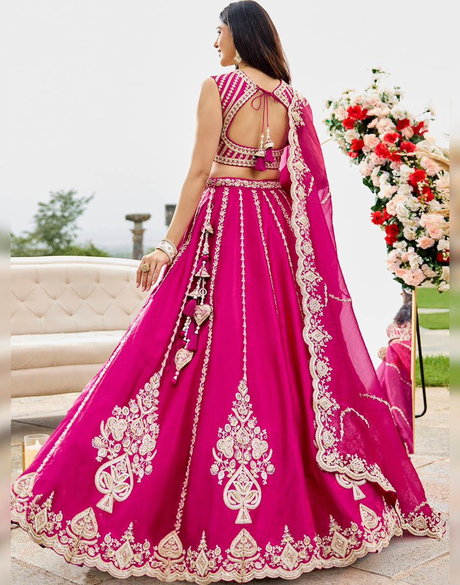 Stunning Paisley Work Lehenga with Embroidered Blouse & Dupatta Timeless Bridal Look_5