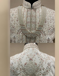Timeless Cream Sherwani Set with Luxury Embroidery & Details_1