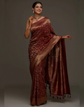 Traditional Woven Jacquard Saree with Designer Pallu Graceful Attire for Festive Occasions_1
