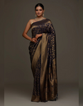 Traditional Woven Jacquard Saree with Designer Pallu Graceful Attire for Festive Occasions
_3